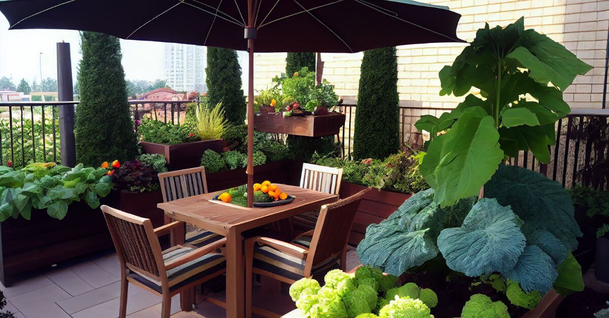 Raised Bed Balcony Garden