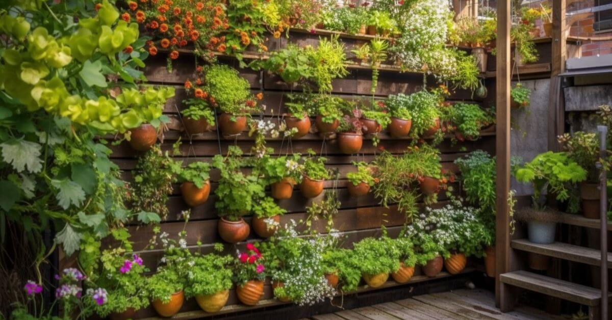 Vertical Patio Garden Tiers