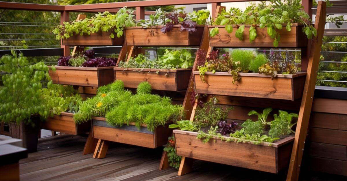 Vertical elevated planters