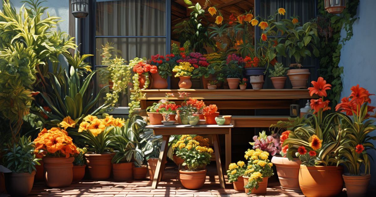 Selecting the right plants for patio containers