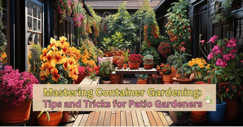 Mastering Container Gardening - Tips and Tricks for Patio Gardeners